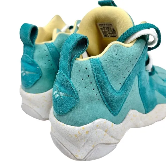 Reebok Kamikaze II Shoes Easter Jadite Teal White Sneakers Men’s 9
