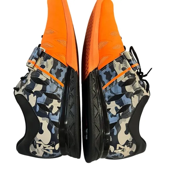 Reebok Mens CrossFit Orange Casual Shoes Sneakers Size 9.5