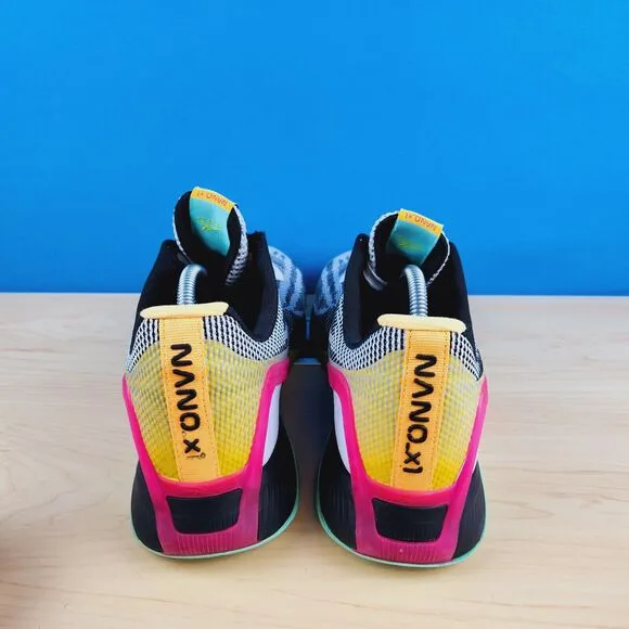 Reebok Nano X1 Grit White Black Pink Mens Size‎ 11.5 Training shoes H02864