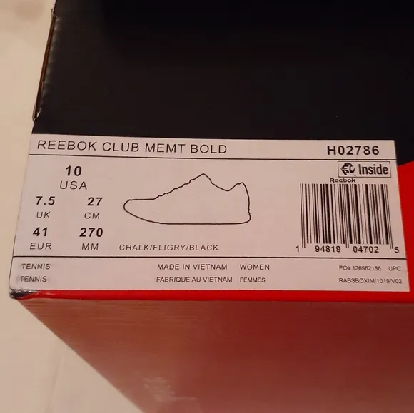 Reebok Tennis Shoes White Silver Leopard Details Size 10