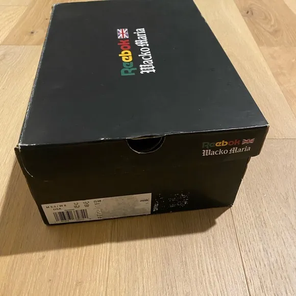 Reebok x Wacko Maria Club black leather C 85 Shoes