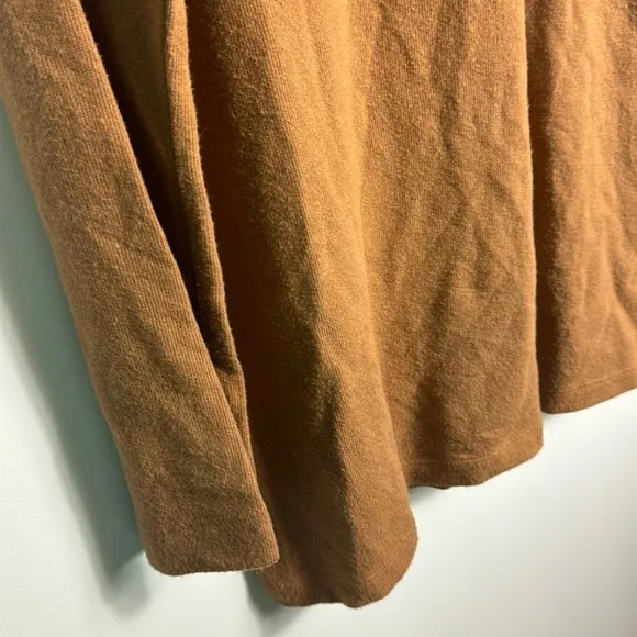 Reformation Aspen Turtleneck Sweater Dress Butterscotch Brown Size Small Fall