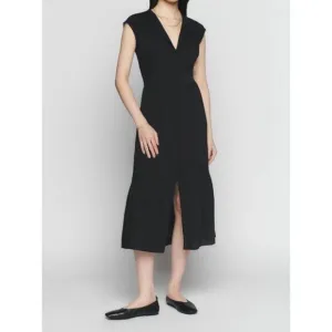 Reformation Black Rishi Dress Size 8