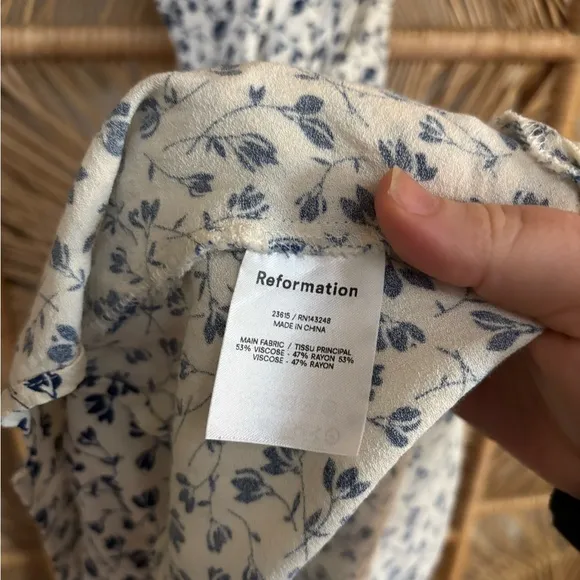 Reformation Crimini Floral Dress