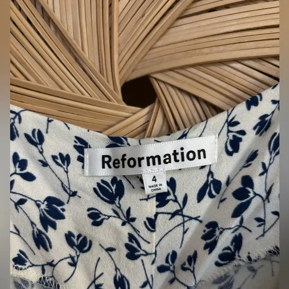Reformation Crimini Floral Dress