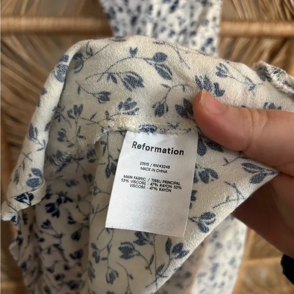 Reformation Crimini Floral Dress