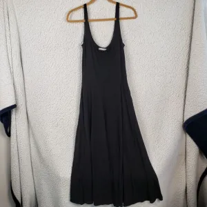 Reformation Jeans Maxi Dress Women's L Black Maxi Sleeveless Minimalist
