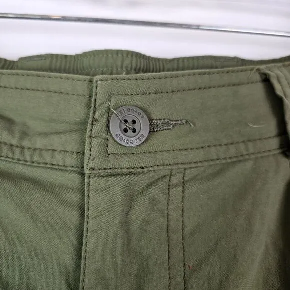 REI Co-Op Convertible Pants Mens Size 48W x 34L‎ Army Dark Green Outdoors Hiking