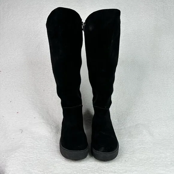 Religious Comfort Candyjack Tall Boot Women Sz 10 Black Suede Leather Waterproof