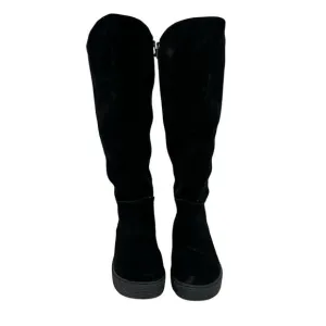 Religious Comfort Candyjack Tall Boot Women Sz 10 Black Suede Leather Waterproof