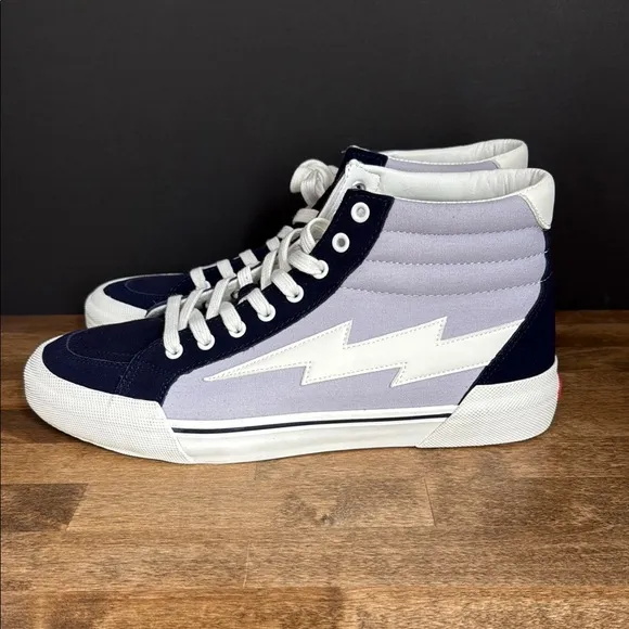 Revenge x Storm purple and White High-Top Sneakers Size 12 Men’s