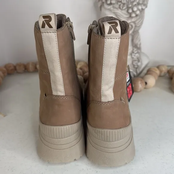 Rieker EVOLUTIONLace-up ankle boots - camel ginger Euro 39/8
