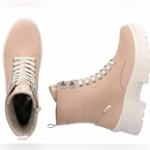 Rieker EVOLUTIONLace-up ankle boots - camel ginger Euro 39/8