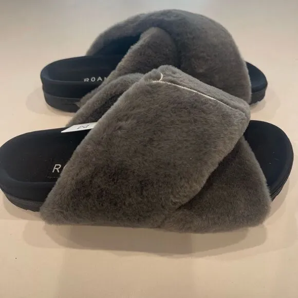 ROAM MINI CLOUD SLIDE IN CHARCOAL NIM size 7/ 37
