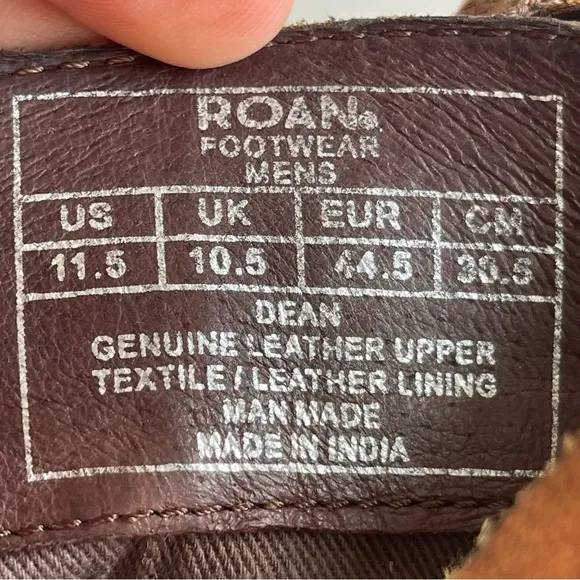 Roan DEAN Booties shoes Men size 11.5