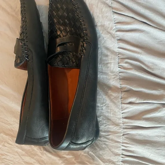 ROBERT ZUR PETRA LOAFER BLACK LEATHER women’s size 12 or men’s size 10