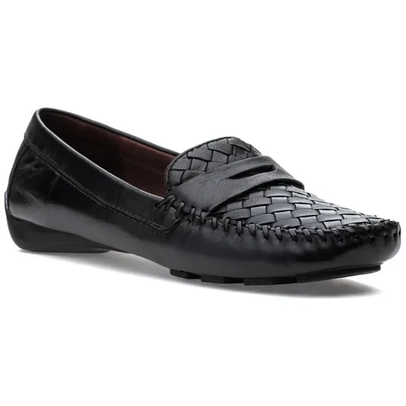 ROBERT ZUR PETRA LOAFER BLACK LEATHER women’s size 12 or men’s size 10
