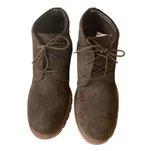 Rockport Mens Brown Suede Chukka Boots Lightweight Shock-Absorbing Sole Size 11