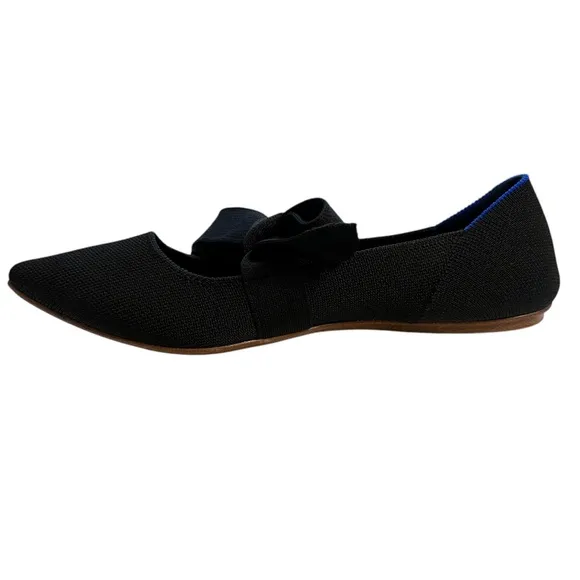 Rothys Mary Jane Pointed Tie Flats Size 8.5