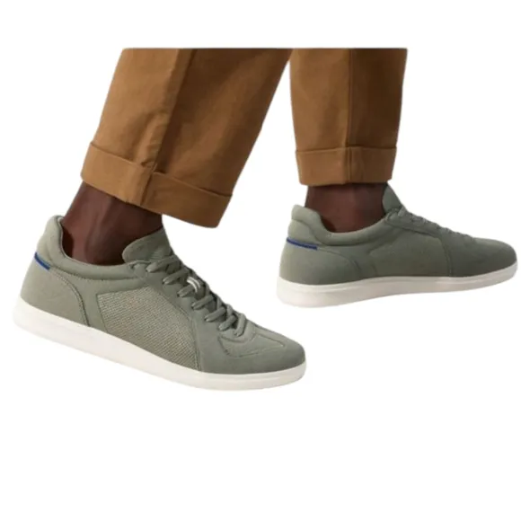 Rothy's RS01 Olive Green Breathable Lace Up Sneakers Mens Size 9