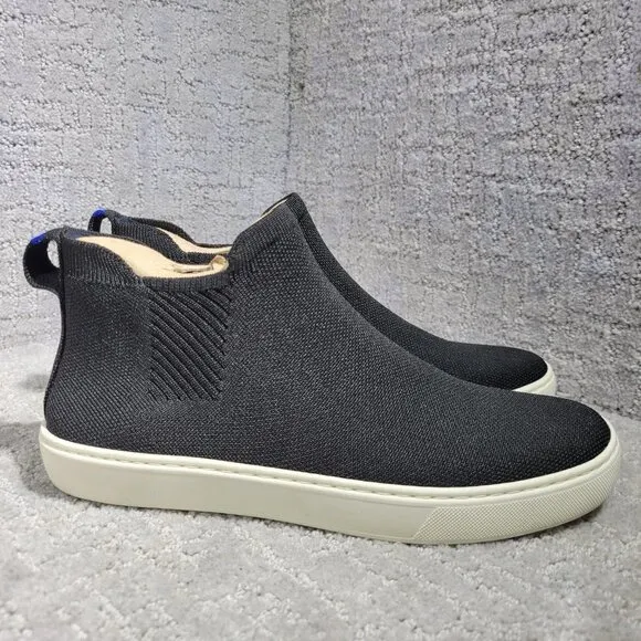 Rothy's The Chelsea Women's Size 10 US Black Round Toe Ankle Sneaker Boots