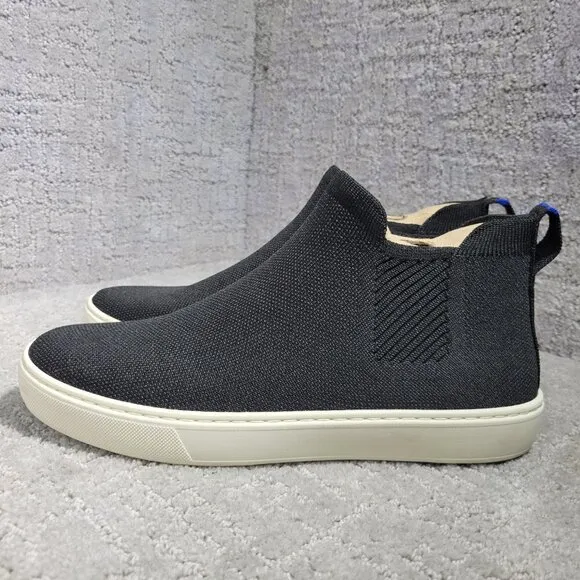 Rothy's The Chelsea Women's Size 10 US Black Round Toe Ankle Sneaker Boots