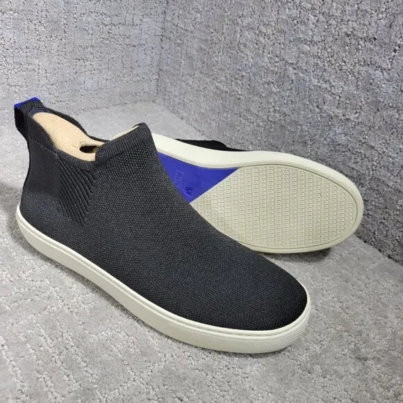 Rothy's The Chelsea Women's Size 10 US Black Round Toe Ankle Sneaker Boots