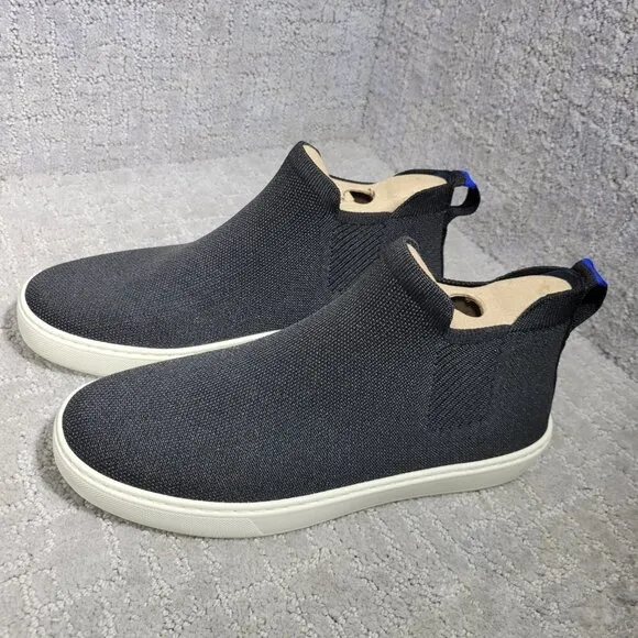 Rothy's The Chelsea Women's Size 10 US Black Round Toe Ankle Sneaker Boots