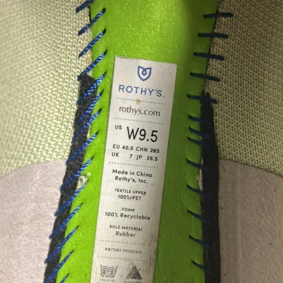 Rothy's Women's Green Flats