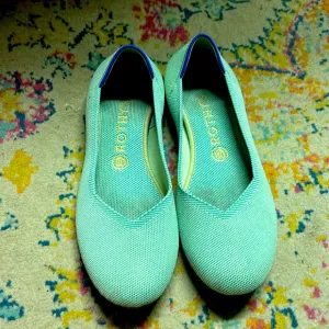 Rothy's Women's Green Flats