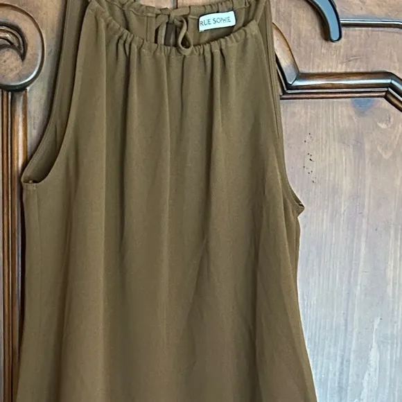 RUE SOPHIE Chocolate Brown Minimalist Dress Size XS