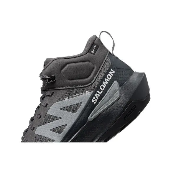 Salomon Elixir Activ Mid GTX Hiking Boots Shoes Mens Black Gray Size 13 New