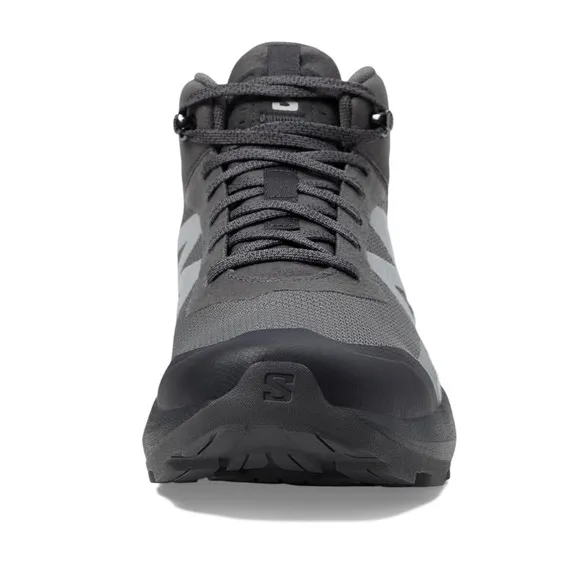Salomon Elixir Activ Mid GTX Hiking Boots Shoes Mens Black Gray Size 13 New
