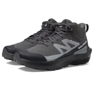 Salomon Elixir Activ Mid GTX Hiking Boots Shoes Mens Black Gray Size 13 New