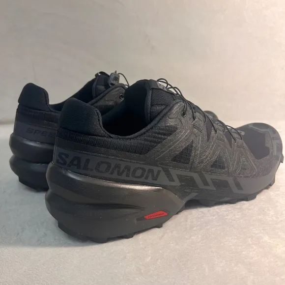 Salomon Men's  SpeedCross 6 GTX Trail Running Shoes Outdoor Sneakers Black Sz 14