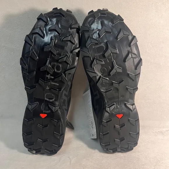 Salomon Men's  SpeedCross 6 GTX Trail Running Shoes Outdoor Sneakers Black Sz 14