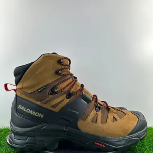 Salomon Quest 4 GTX Men Size 11 Brown Leather Waterproof Hiking Trail Boots NEW