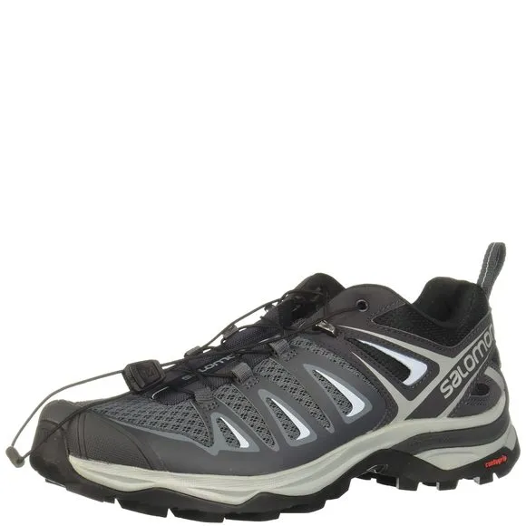 SALOMON WOMENS X ULTRA 3 W HIKING, STORMY WEATHER/EBONY/CASHMERE BLUE, 7.5