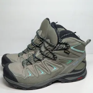Salomon X Ultra 3 mid Goretex hiking Trail boots womans size 9  EU 41.5