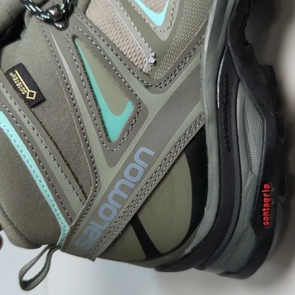 Salomon X Ultra 3 mid Goretex hiking Trail boots womans size 9  EU 41.5
