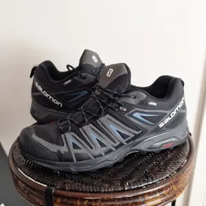 Salomon X Ultra Pioneer CSWP Hiking Shoes Men Sz 12 Black Waterproof Breathable