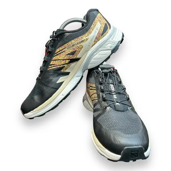 Salomon XT-Wings 2 Size Men’s 7.5 Women’s 8.5 Mindful Black Trail Running