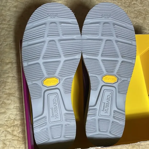 Samuel Hubbard Plum Oxford Vibram Size 6.5 New With no box