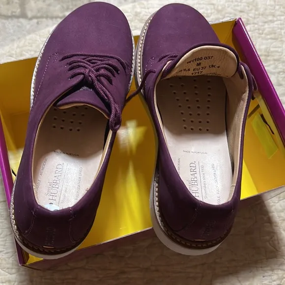 Samuel Hubbard Plum Oxford Vibram Size 6.5 New With no box