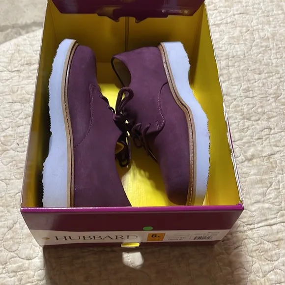 Samuel Hubbard Plum Oxford Vibram Size 6.5 New With no box