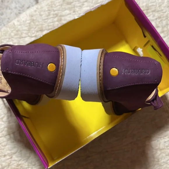 Samuel Hubbard Plum Oxford Vibram Size 6.5 New With no box