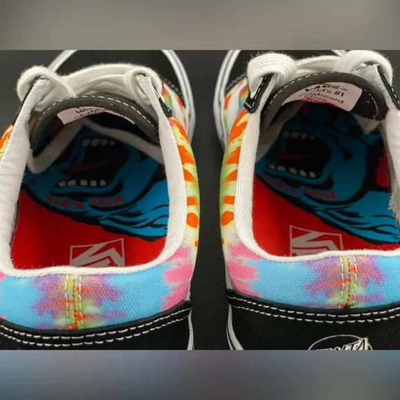 Santa Cruz Old Skool Vans Tie Dye Pro Limited Edition Men Size 8.5 Women Size 10