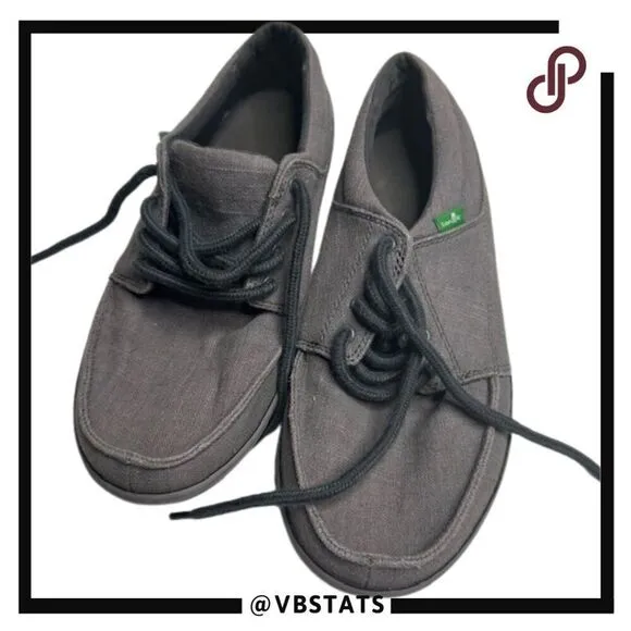 Sanuk TKO Men's Shoes in Dark Charcoal Men's Size 7