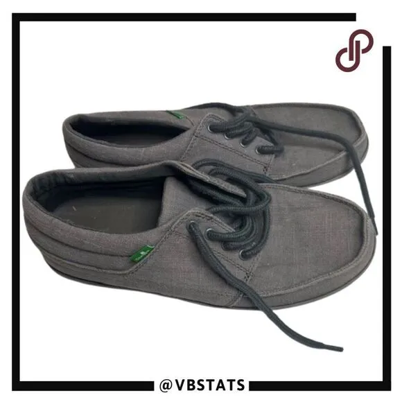 Sanuk TKO Men's Shoes in Dark Charcoal Men's Size 7
