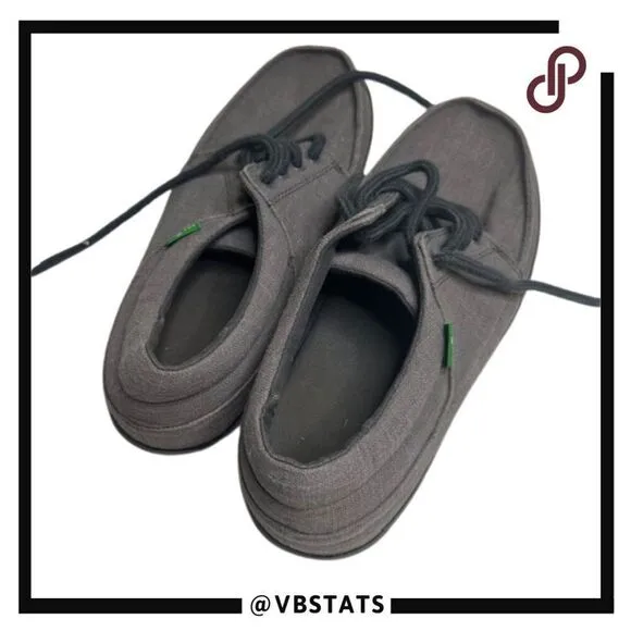 Sanuk TKO Men's Shoes in Dark Charcoal Men's Size 7